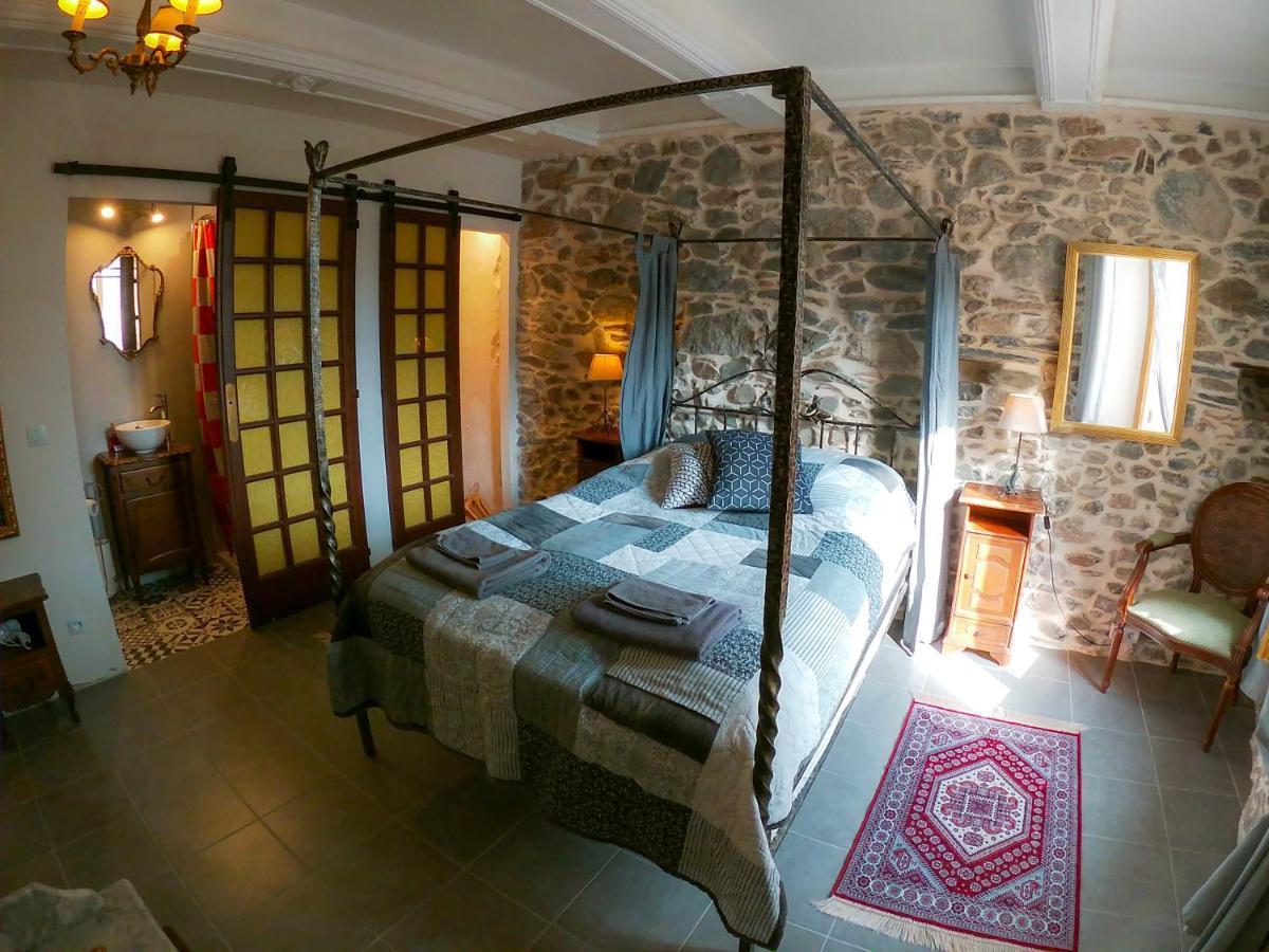 Hotel Chez Les Amis Saint-Nazaire-de-Ladarez Esterno foto